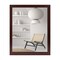 Wall Mount Mirror Wood Like Frame Rectangle Modern Hanging Mirror For Bathroom Bedroom Living Room